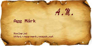 Agg Márk névjegykártya